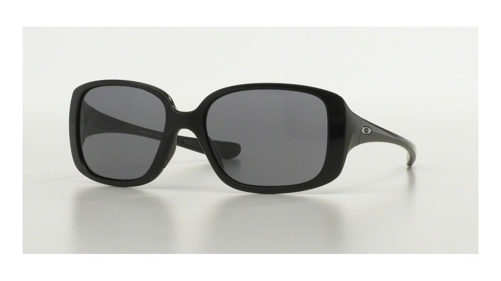Oakley LBD OO9193 Sunglasses 919301-54 - Polished Black Frame, Grey Lenses
