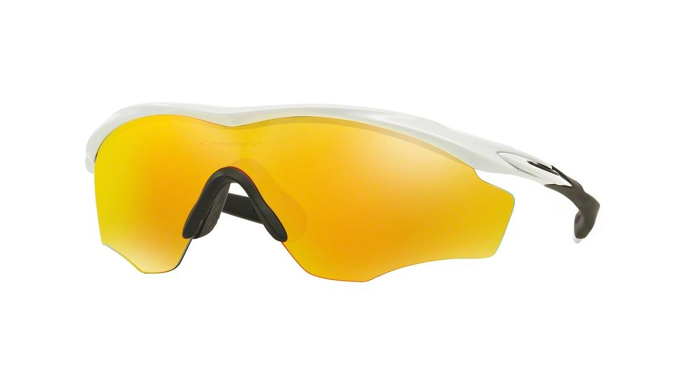 Oakley M2 FRAME XL OO9343 Progressive Prescription Sunglasses OO9343-934305-45 - Lens Diameter 45 mm, Frame Color Polished White