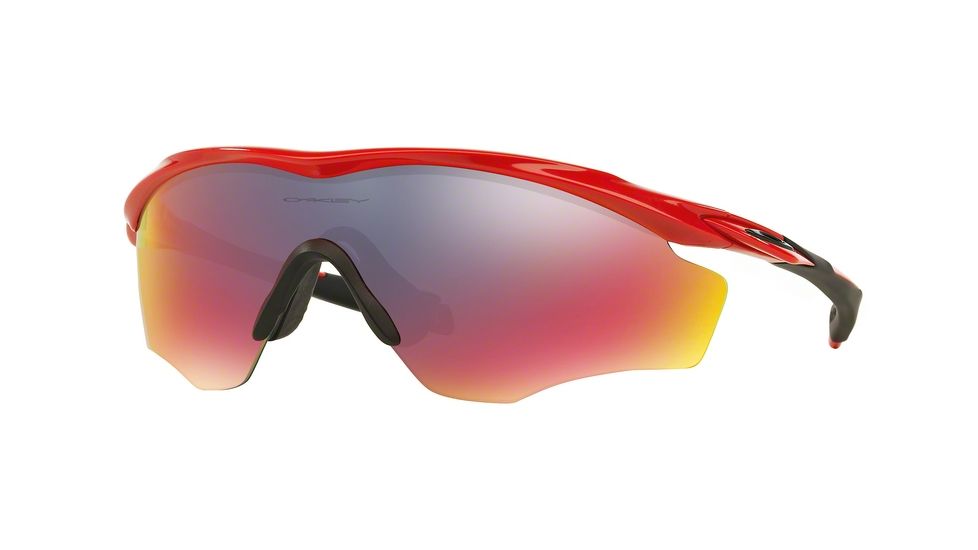 Oakley M2 FRAME XL OO9343 Progressive Prescription Sunglasses OO9343-934306-45 - Lens Diameter 45 mm, Frame Color Redline