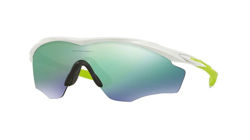Oakley M2 FRAME XL OO9343 Progressive Prescription Sunglasses OO9343-934307-45 - Lens Diameter 45 mm, Frame Color Polished White