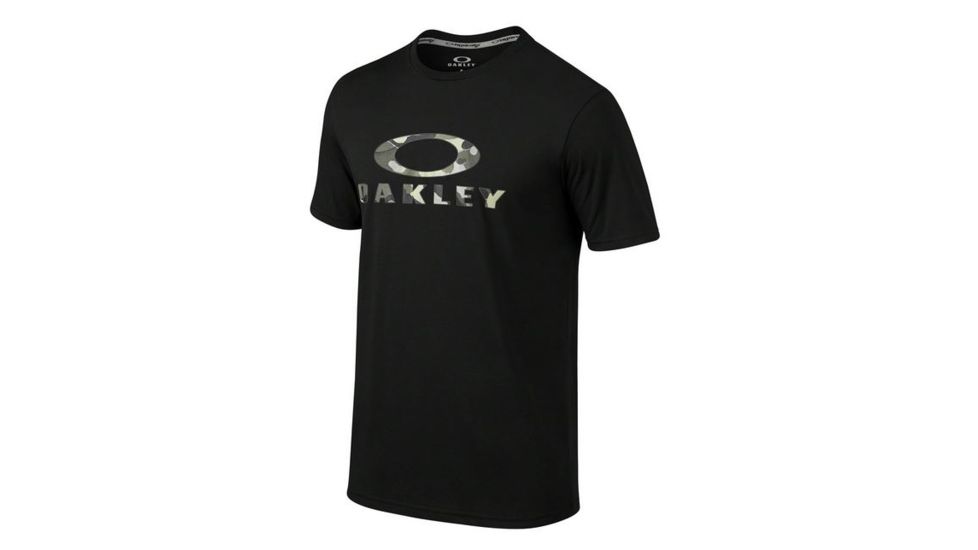 Oakley O-Stealth Tee, Jet Black, Large 455198-01K-LG