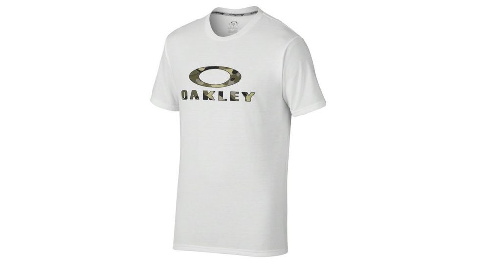 Oakley O-Stealth Tee, White, Large 455198-100-LG