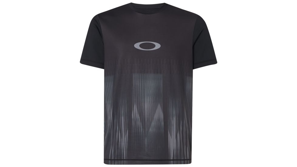 Oakley Logo Ellipse Logo Rashguard - Men's, Blackout, Small, 482581-02E-S