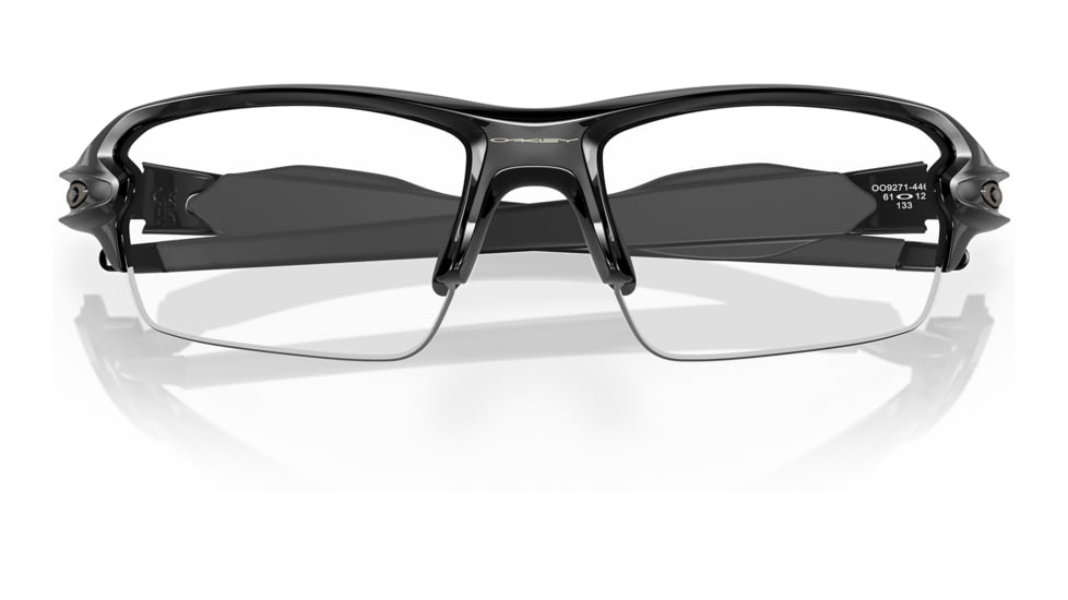 Oakley OO9271 Flak 2.0 A Sunglasses - Mens, Polished Black Frame, Clear Lens, Asian Fit, 61, OO9271-927144-61