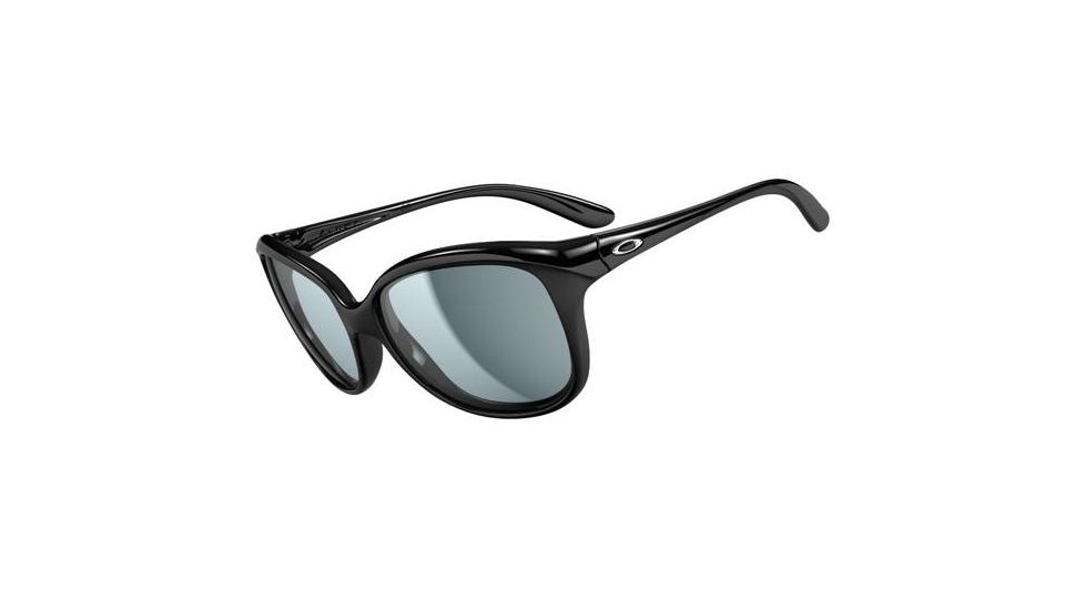 Oakley Pampered Single Vision Prescription Sunglasses - Polished Black Frame OO9160-01