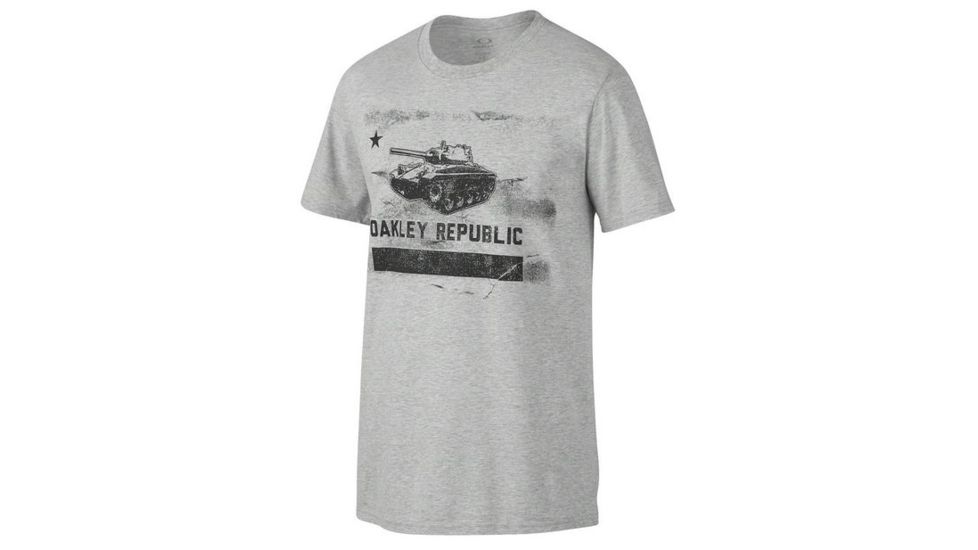 Oakley Regiment Tee, Heather Grey, Medium 455139-203-MD