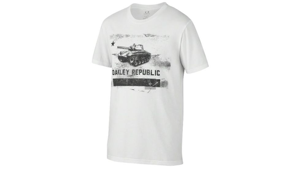 Oakley Regiment Tee, White, Medium 455139-100-MD