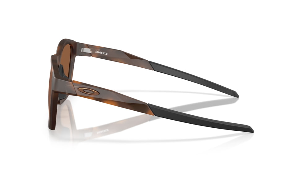 Oakley Shackle Sunglasses, Matte Tortoise, PRIZM Tungsten, PRIZM Tungsten, OO9507D-0352