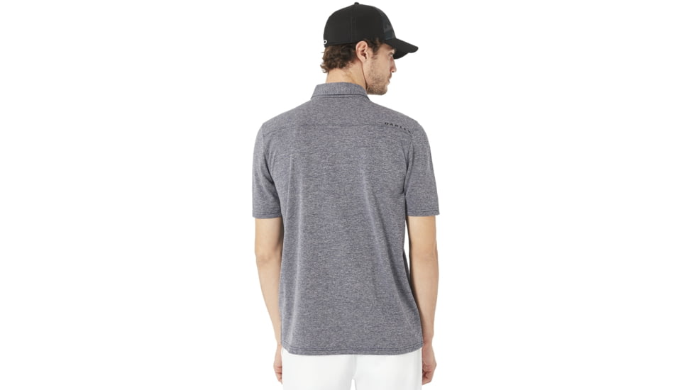 Oakley SI Aero Ellipse Polo - Mens, Fathom Heather, Medium, 434047-6AE-M
