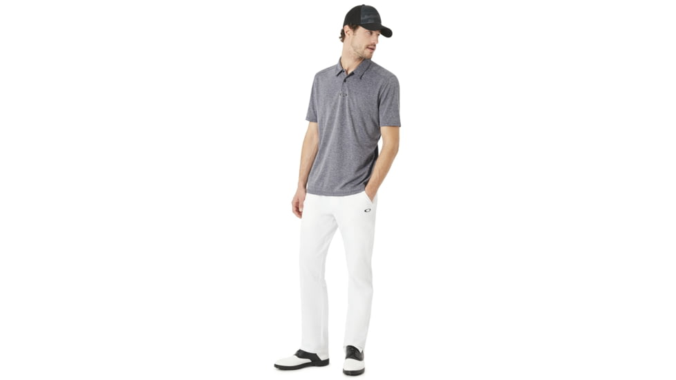 Oakley SI Aero Ellipse Polo - Mens, Fathom Heather, Medium, 434047-6AE-M