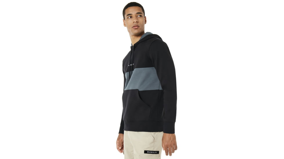 Oakley SI Block Color Hooded Fleece - Mens, Blackout, 3XL, 472420-02E-XXXL