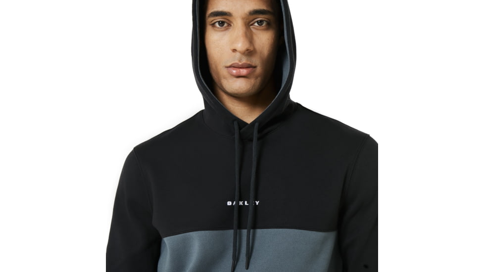 Oakley SI Block Color Hooded Fleece - Mens, Blackout, 3XL, 472420-02E-XXXL