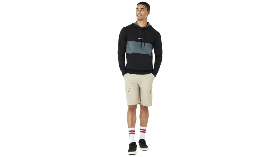 Oakley SI Block Color Hooded Fleece - Mens, Blackout, 3XL, 472420-02E-XXXL