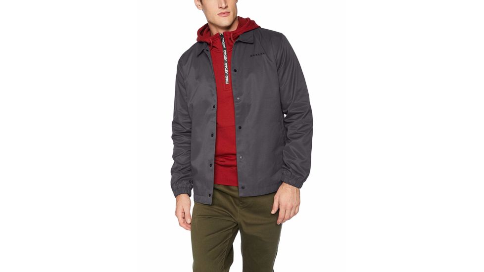 Oakley SI Cotton Icon Coach Jacket - Mens, Forged Iron, 2XL, 412565-24J-XXL
