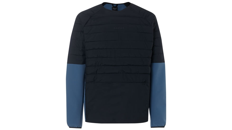 Oakley SI Crewneck Quilted Utility Jacket - Mens, Blackout, Extra Large, 472413-02E-XL