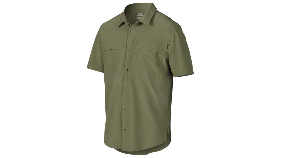 Oakley SI Efficiency Short Sleeve Shirt, Worn Olive, Medium 401696-79B-MD