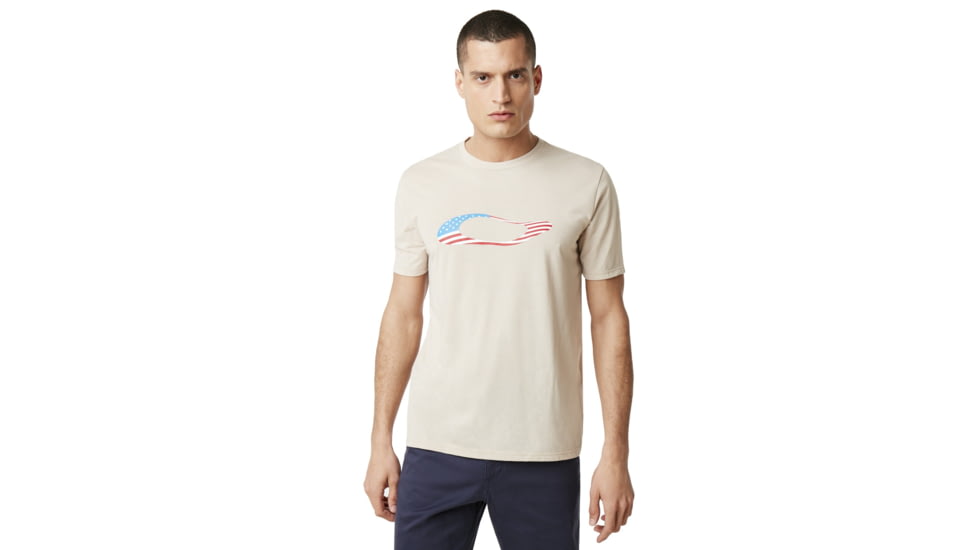 Oakley SI Ellipse USA Short Sleeve - Mens, Oxford Tan, Medium, 457355-88L-M
