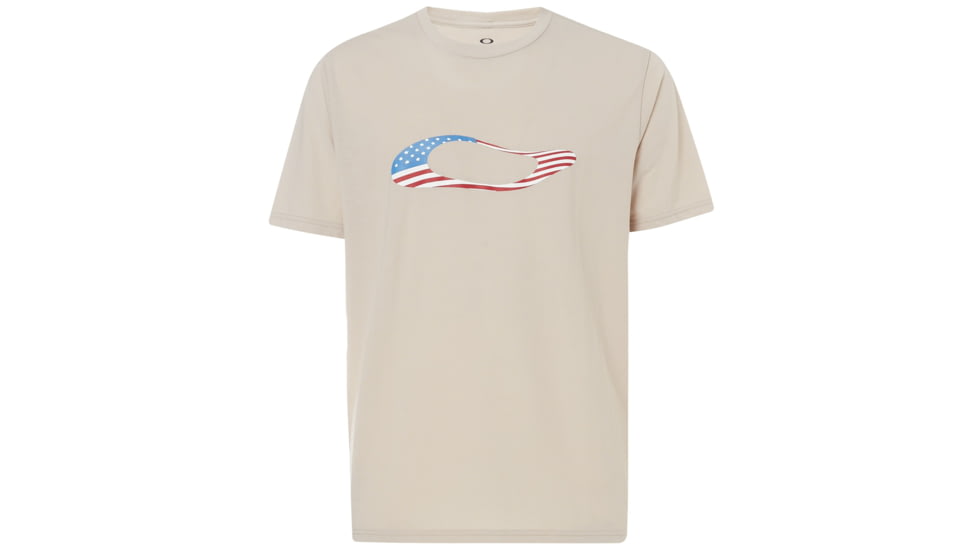 Oakley SI Ellipse USA Short Sleeve - Mens, Oxford Tan, Medium, 457355-88L-M