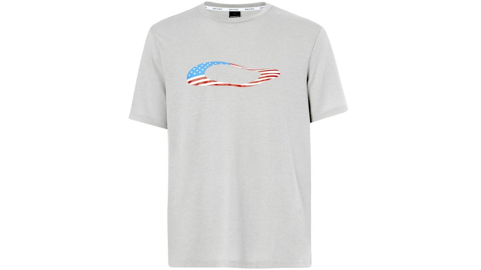 Oakley SI Ellipse Usa Ss - Mens, Granite Heather, 2XL, 457355-24L-XXL