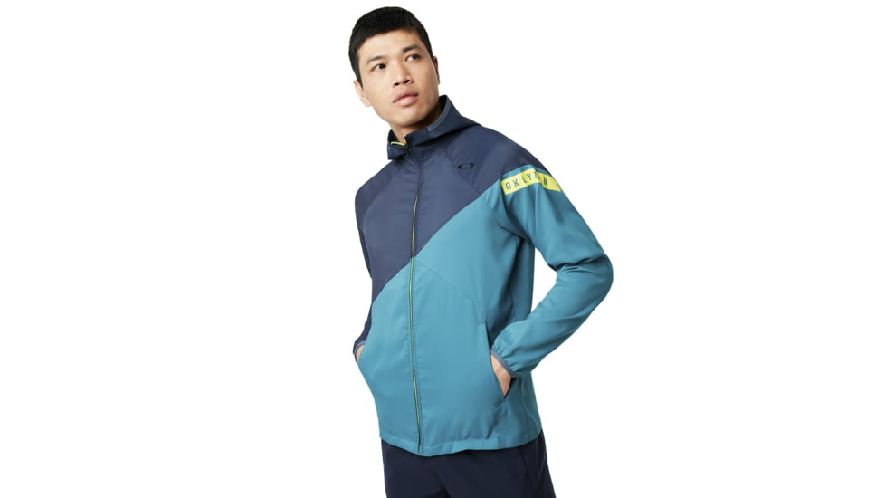 Oakley SI Enhance Double Hoodie Jacket - Mens, Petrol, Extra Small, 412721-9PE-XS