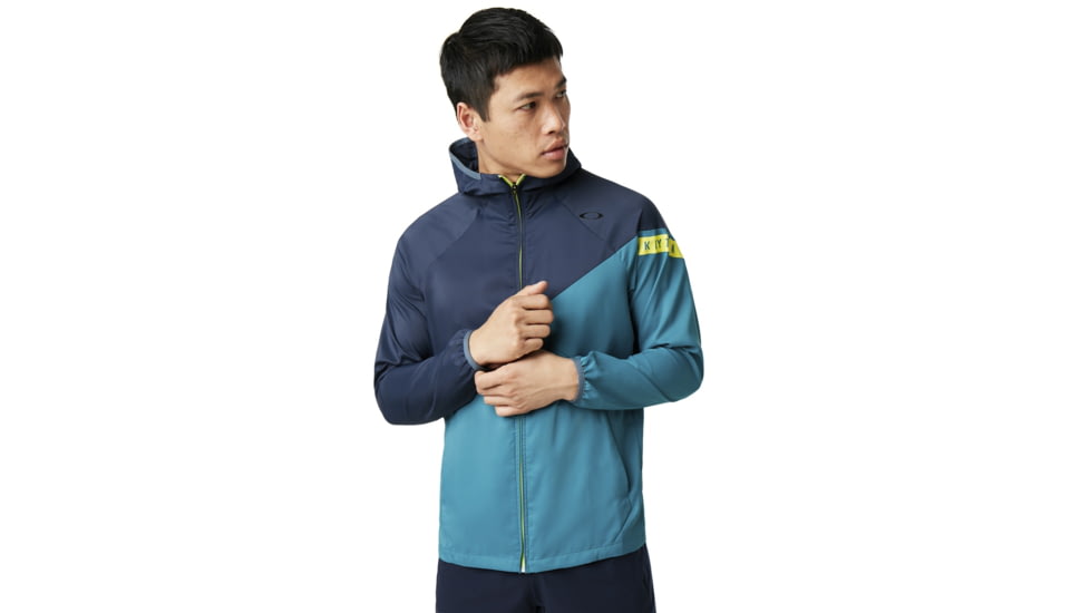Oakley SI Enhance Double Hoodie Jacket - Mens, Petrol, Extra Small, 412721-9PE-XS