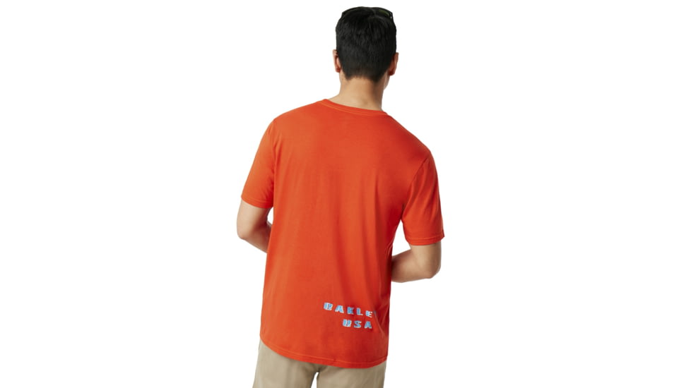 Oakley SI Legacy Ellipse Tee - Men's, Fire Red, Medium, 457553-4FR-M