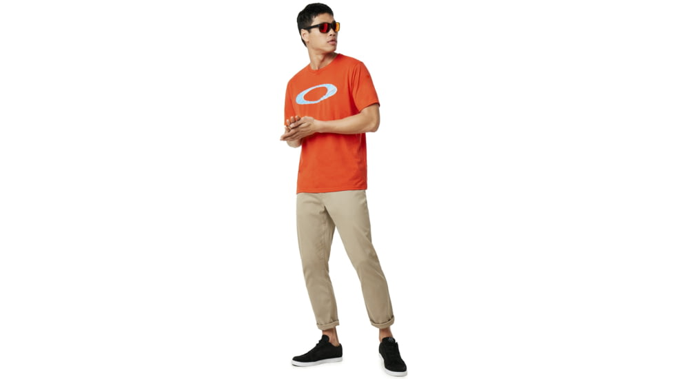 Oakley SI Legacy Ellipse Tee - Men's, Fire Red, Medium, 457553-4FR-M