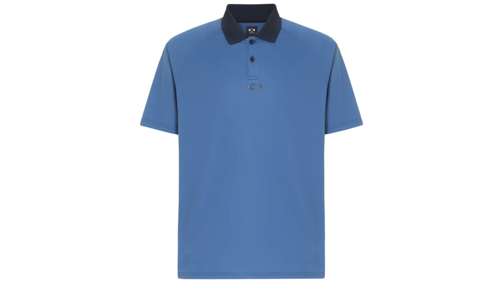 Oakley SI Polo Shirt Short Sleeve Back Striped - Mens, Ensign Blue, Small, 434230-64W-S
