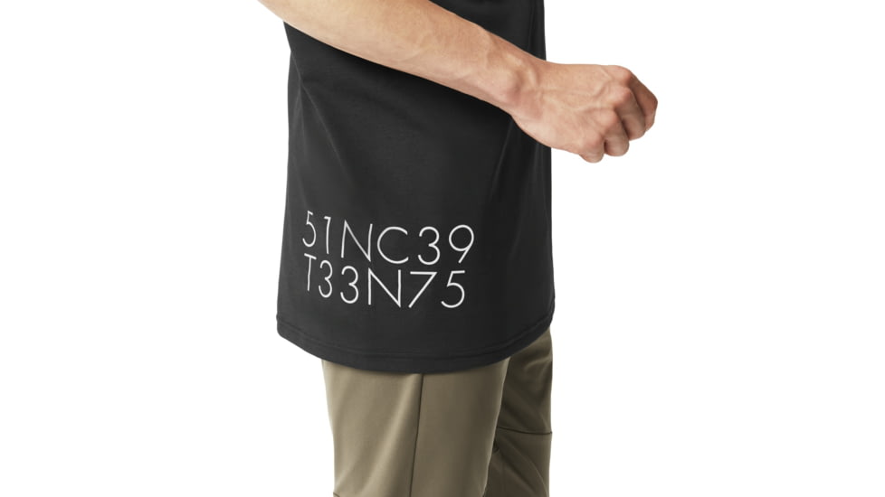 Oakley SI Rsqd18 Veil Ss Tee - Mens, Blackout, 2XL, 434256-02E-XXL