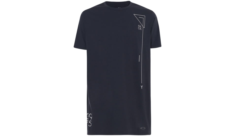 Oakley SI Rsqd18 Veil Ss Tee - Mens, Blackout, 2XL, 434256-02E-XXL