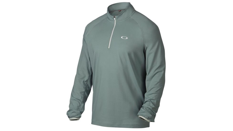 Oakley SI Theo Golf 1/4 Zip, Lead, Small 433162-24A-SM