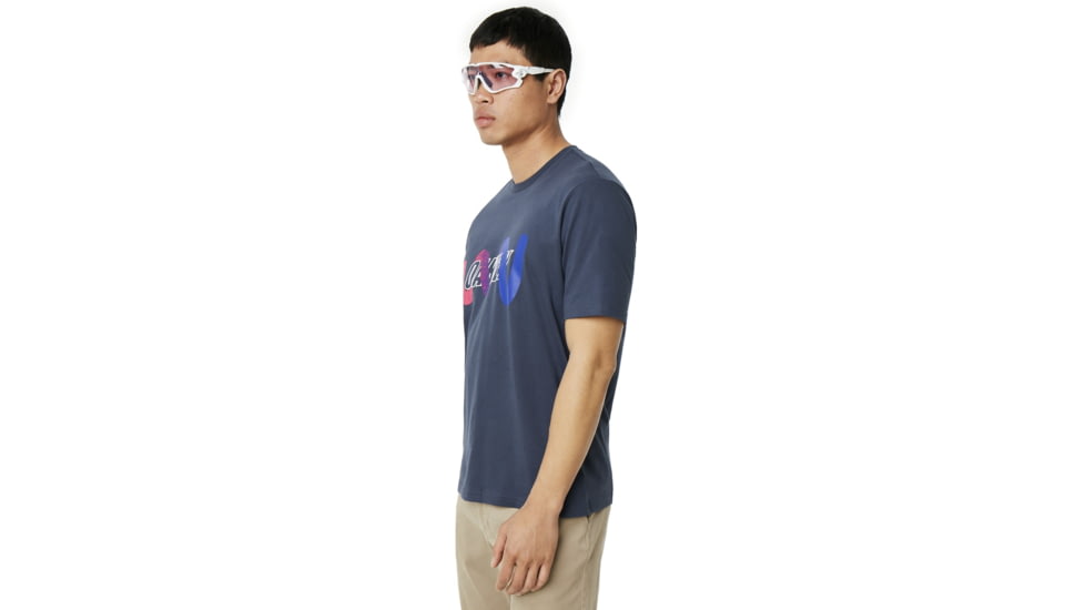 Oakley SI Vertigo Oakley Tee - Mens, Foggy Blue, 2XL, 457521-6FB-XXL