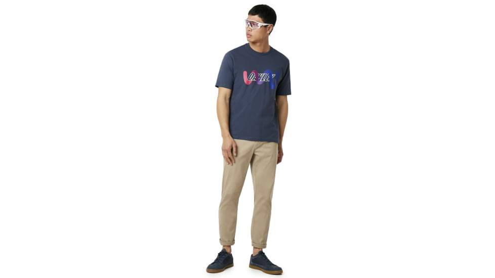 Oakley SI Vertigo Oakley Tee - Mens, Foggy Blue, 2XL, 457521-6FB-XXL