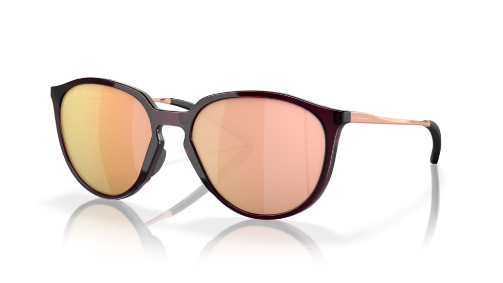 Oakley Sielo Sunglasses, Transparent Raspberry, PRIZM Rose Gold, PRIZM Rose Gold, OO9288-0557
