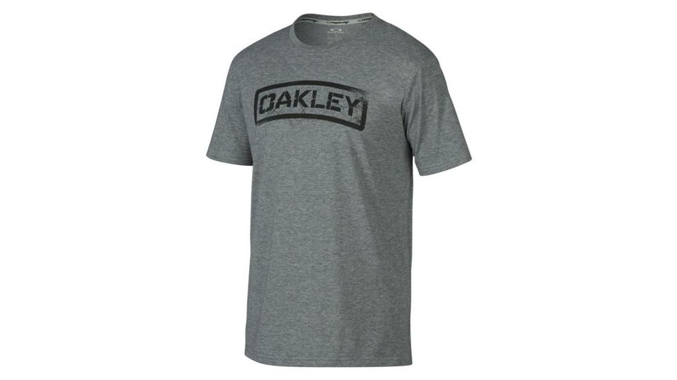 Oakley Tab Tee, Athletic Heather Grey, Medium 455165-24G-MD