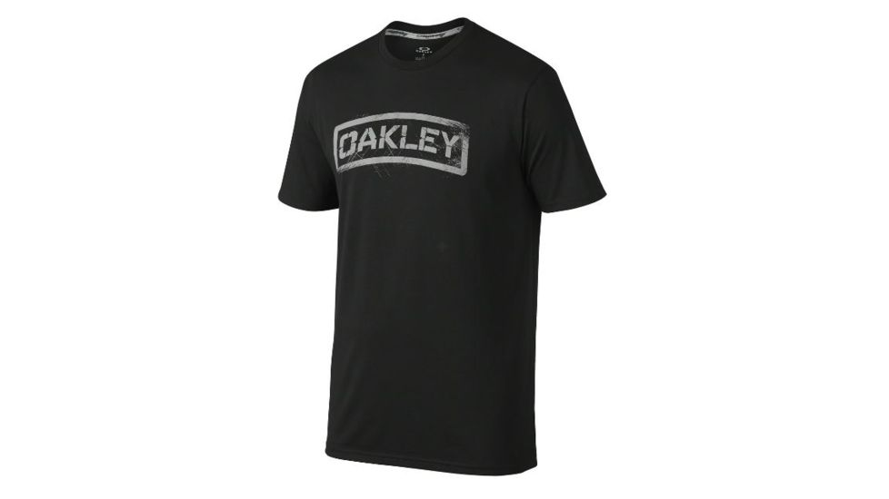 Oakley Tab Tee, Jet Black, Medium 455165-01K-MD