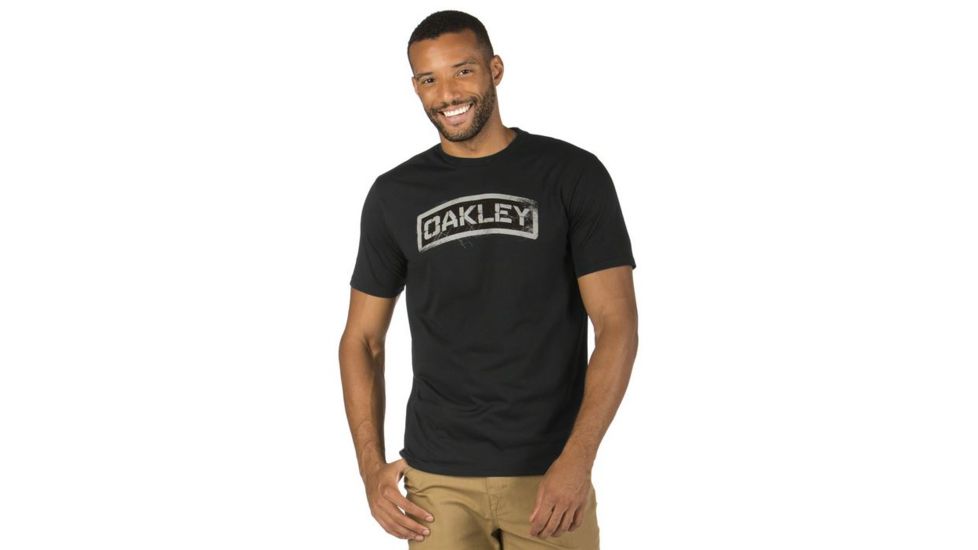 Oakley Tab Tee, Jet Black, Medium 455165-01K-MD