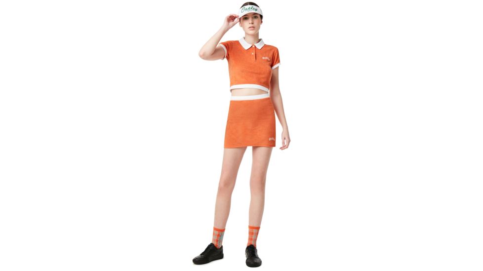 Oakley Terry Short Sleeve Polo Tnp - Womens, Dark Orange, Large, 532373-71E-L