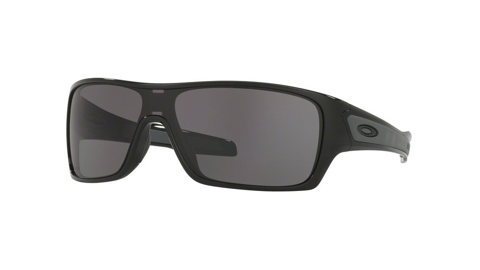 Oakley TURBINE ROTOR OO9307 Single Vision Prescription Sunglasses OO9307-930701-32 - Lens Diameter 132 mm, Lens Diameter 32 mm, Frame Color Polished Black
