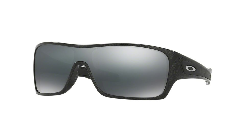 Oakley TURBINE ROTOR OO9307 Single Vision Prescription Sunglasses OO9307-930702-32 - Lens Diameter 132 mm, Lens Diameter 32 mm, Frame Color Blk/slvrghosttxt