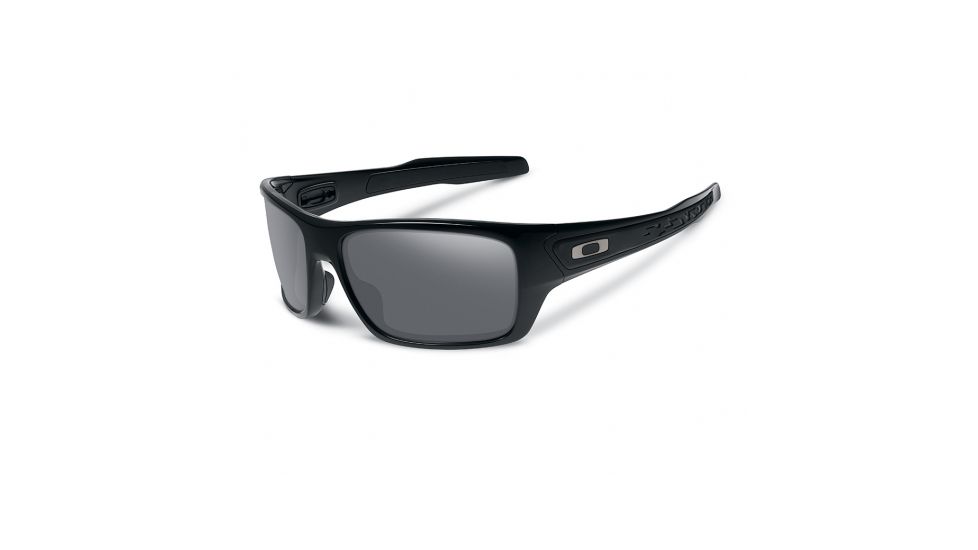 Oakley Turbine Single Vision Prescription Sunglasses, Matte Black Frame, OO9263-11SV
