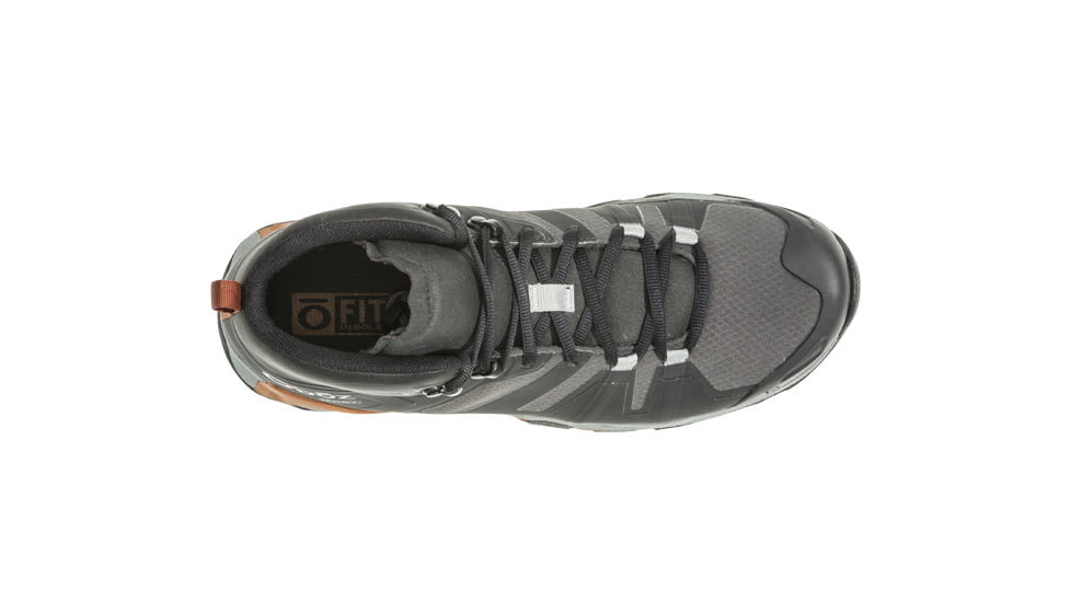 Oboz Arete Mid B-DRY Hiking Shoes - Mens, Black/Copper, 9.5 US, 42601-Black/ Copper-9.5