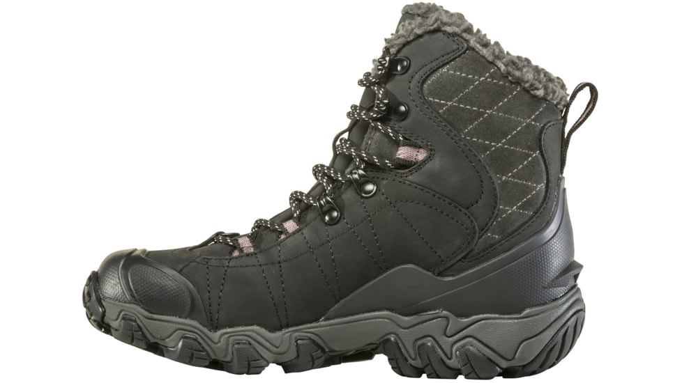 Oboz Bridger 7in Insulated B-DRY Winter Shoes - Womens, Black, 9, Medium, 82202-Black-Medium-9
