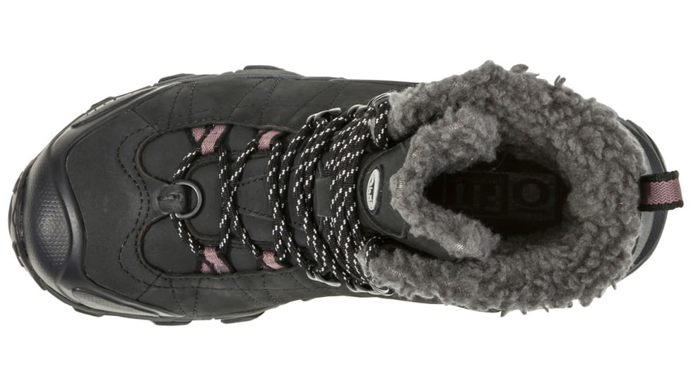Oboz Bridger 7in Insulated B-DRY Winter Shoes - Womens, Black, 6, Medium, 82202-Black-Medium-6