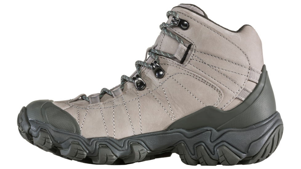 Oboz Bridger Mid B-DRY Hiking Shoes - Womens, Wide, Frost Gray, 8.5, 22102-FG-8.5-Wide