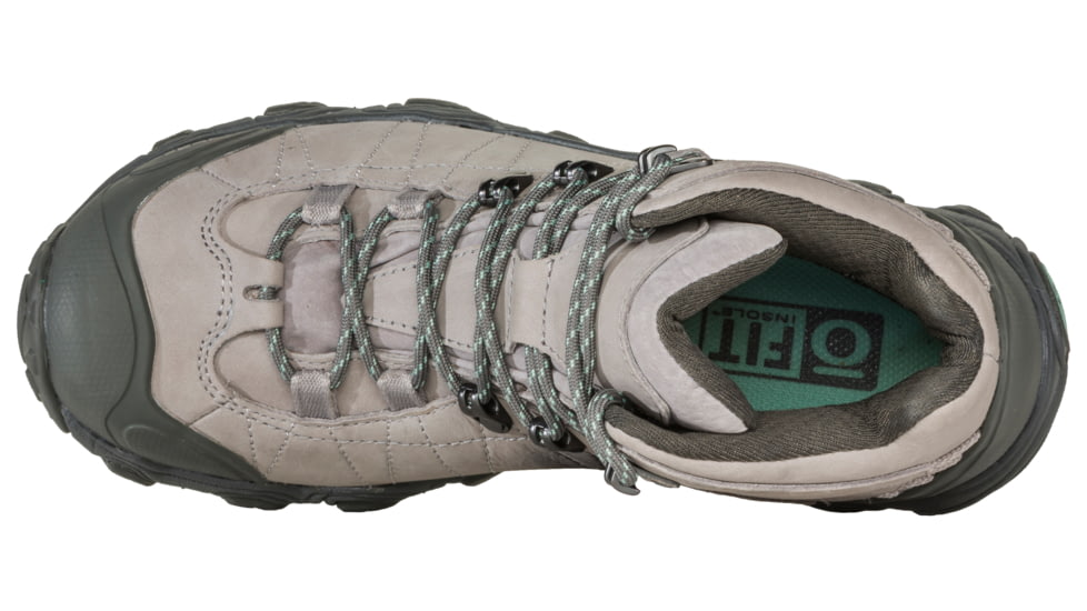 Oboz Bridger Mid B-DRY Hiking Shoes - Womens, Wide, Frost Gray, 8.5, 22102-FG-8.5-Wide