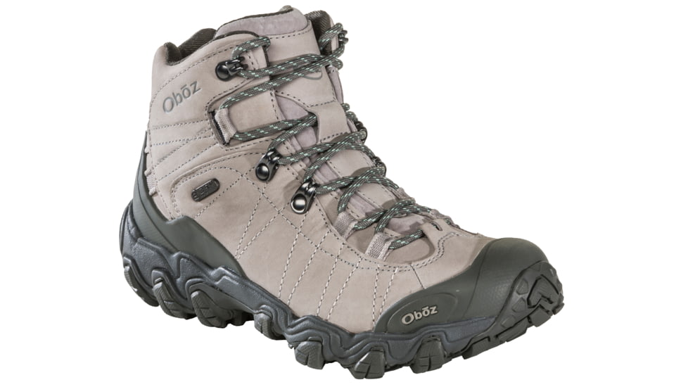 Oboz Bridger Mid B-DRY Hiking Shoes - Women's, Frost Gray, 8.5, Wide, 22102-Frost Gray-W-8.5