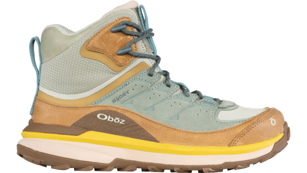 Oboz Hyalite Mid B-DRY Hiking Shoes - Womens, Medium, Hot Springs, 8 US, 78802-654-8-Medium