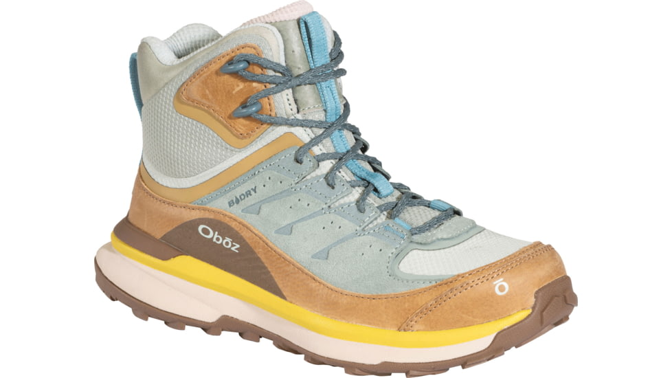 Oboz Hyalite Mid B-DRY Hiking Shoes - Womens, Medium, Hot Springs, 8 US, 78802-654-8-Medium