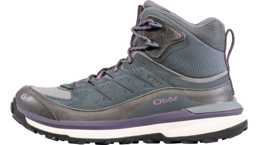 Oboz Hyalite Mid B-DRY Hiking Shoes - Womens, Medium, Slate, 6 US, 78802-150-6-Medium